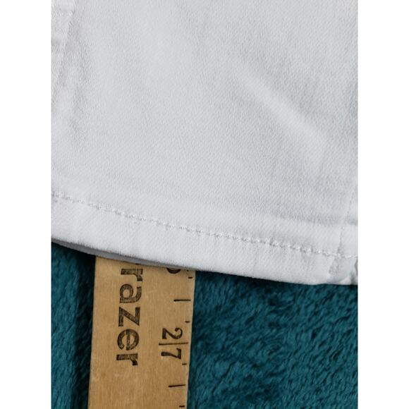Rag & Bone Jeans Size 26 White Stretch Denim Pants Mid Rise Ladies Capri - Picture 9 of 13